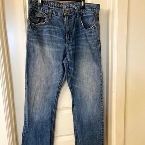 American Eagle Relaxed Straight Denim Jeans - Blue. In great condition.